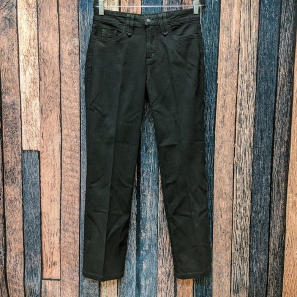 NYDJ Black Straight Classic Jeans